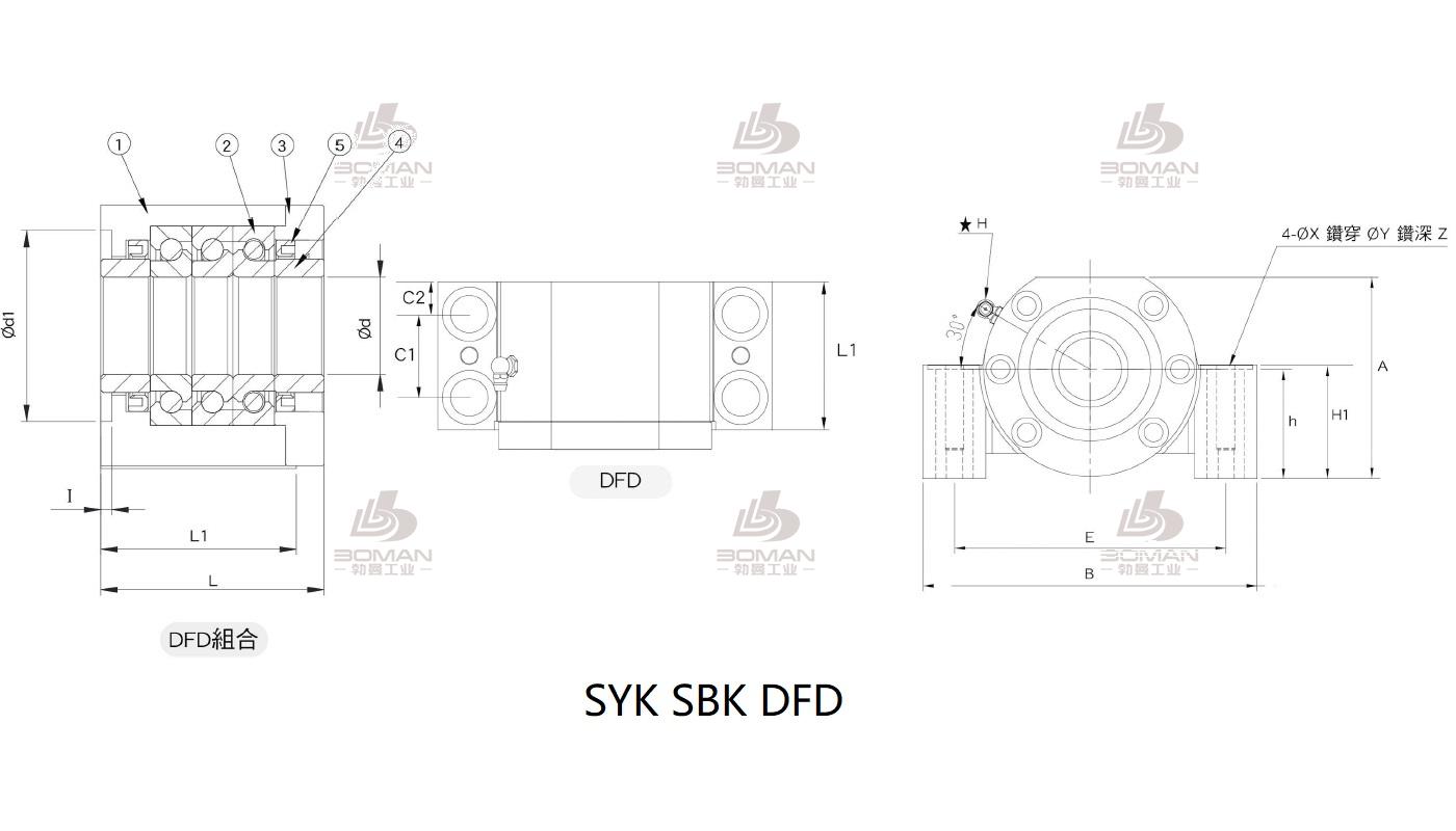 SYK MBCK30-H syk支撑座ff20